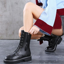 Load image into Gallery viewer, Lace Up Combat Boots
