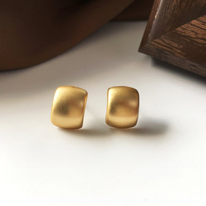 Chunky Small Square Earrings