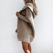 Load image into Gallery viewer, Modern Loose Knit Hooded Sweater