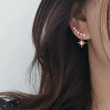 Load image into Gallery viewer, Diamond Star Earings