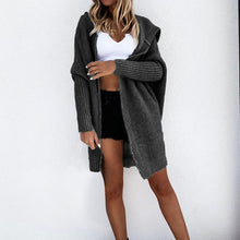 Load image into Gallery viewer, Modern Loose Knit Hooded Sweater