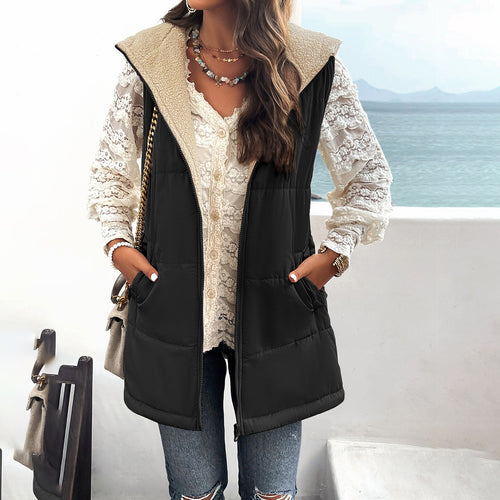Sherpa Lined Mid-Length Vest