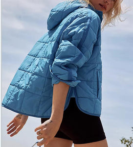 Insulated Quilted Pull Over Jacket