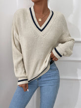 Load image into Gallery viewer, Oversized Preppy Sweater