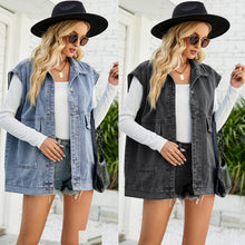 Load image into Gallery viewer, Jean Jacket Vest