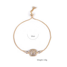 Load image into Gallery viewer, Gold Diamond Slider Bracelet